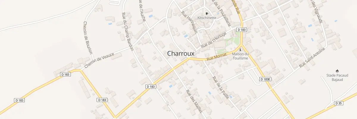Plan du 4 Rue de la Corderie à Charroux