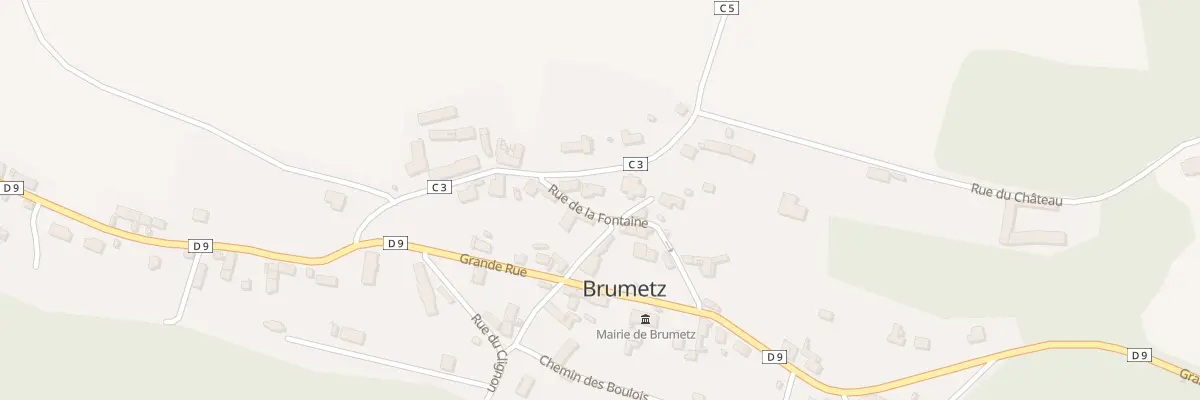 Plan du 10 Rue Thérèse Poard à Brumetz