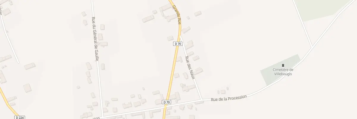 Plan du 5 Rue des Naux à Villebougis