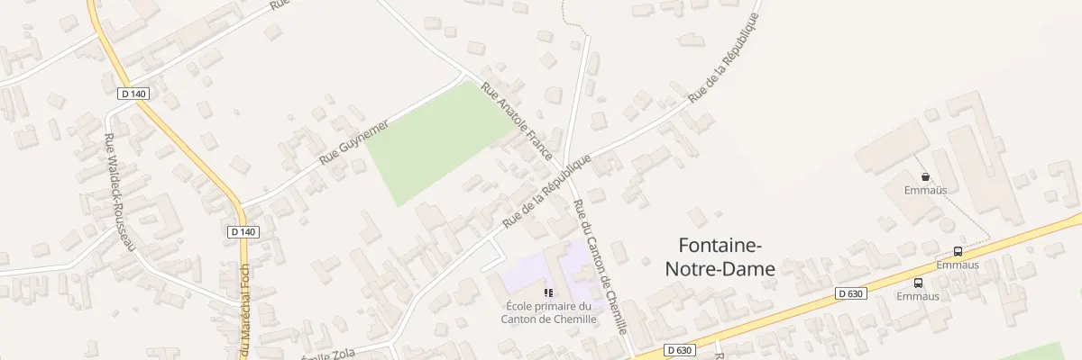 Plan du 201 Rue de la Republique à Fontaine-Notre-Dame