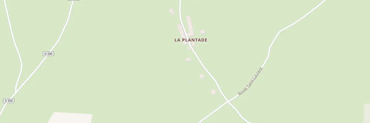 Plan du 6 La Plantade à Tiviers