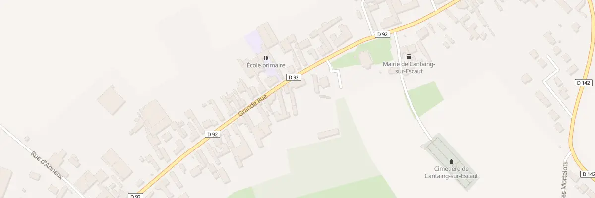 Plan du 77 Grand’Rue à Cantaing-sur-Escaut