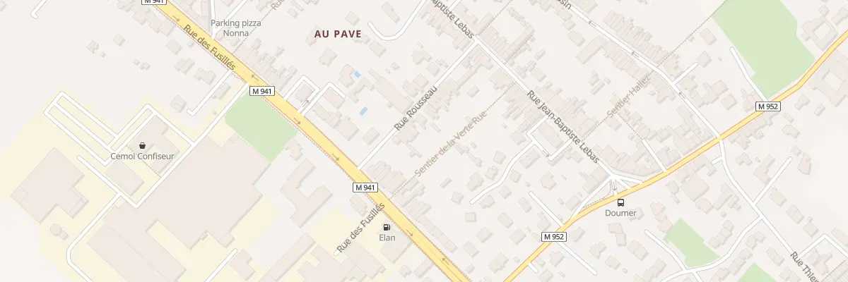 Plan du 17 Rue Rousseau à Villeneuve-d’Ascq