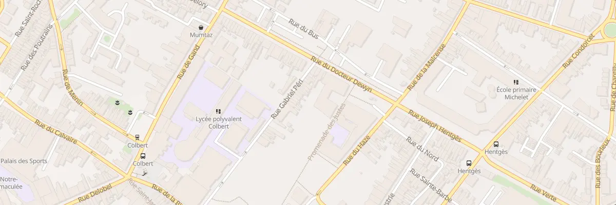 Plan du 13 Rue du Docteur Dewyn à Tourcoing