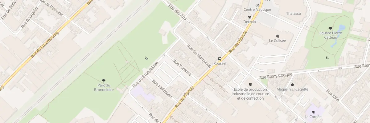 Plan du 16 Rue de Turenne à Roubaix