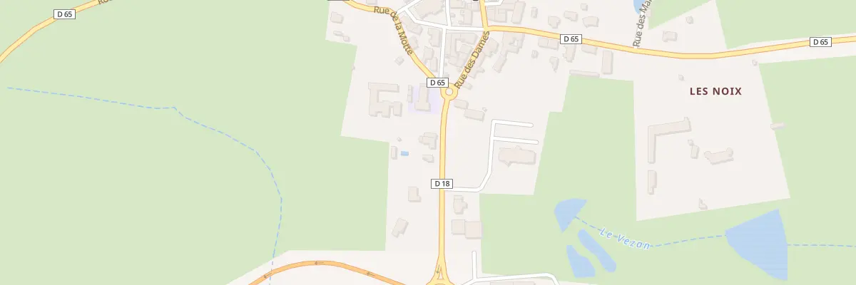 Plan du 8 Rte de Treban à Cressanges