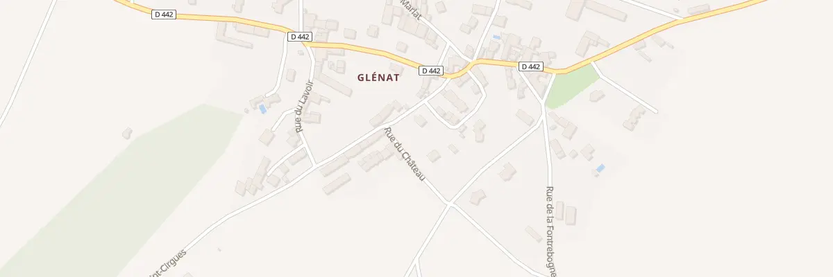 Plan du 5 Rue de Saint Cirgues - Glenat à Artonne