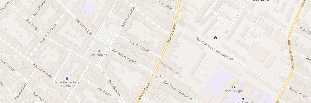 Plan du 2 Rue de Cassel à Tourcoing