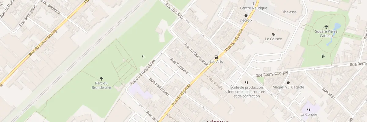 Plan du 14 Rue de Turenne à Roubaix