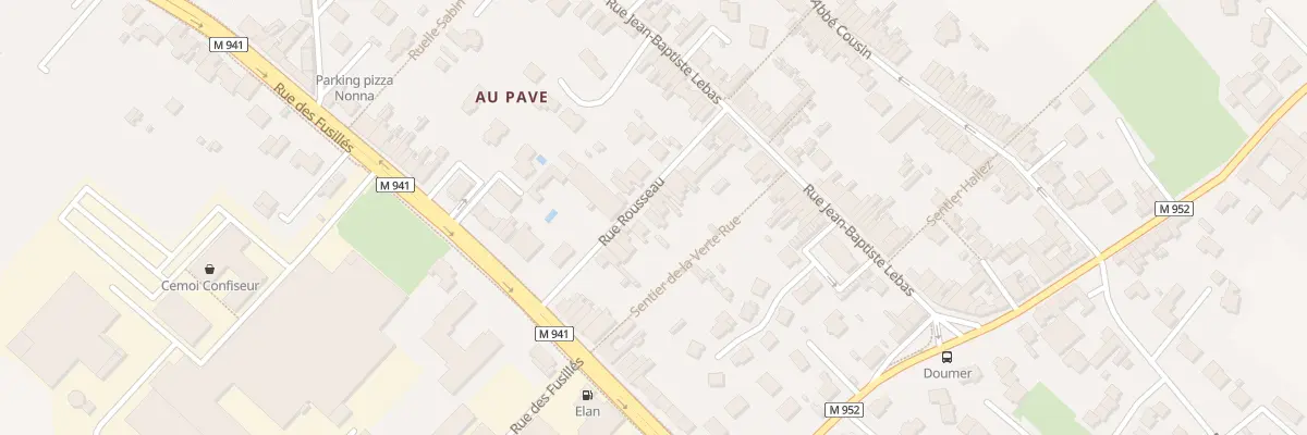 Plan du 13 Rue Rousseau à Villeneuve-d’Ascq