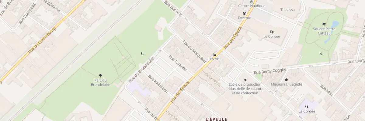 Plan du 12 Rue de Turenne à Roubaix
