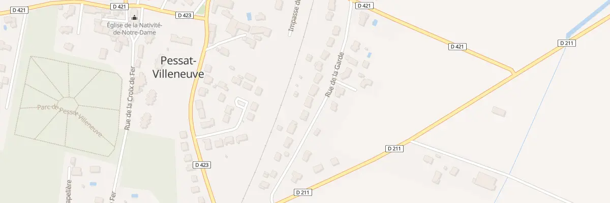 Plan du 18 Rue de la Garde à Pessat-Villeneuve