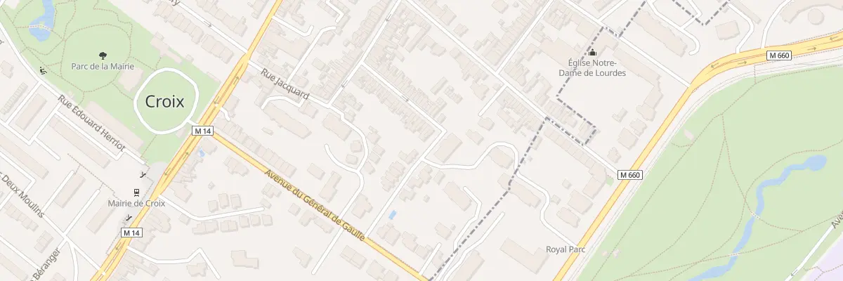 Plan du 44 Rue du Docteur Zamenhof à Croix