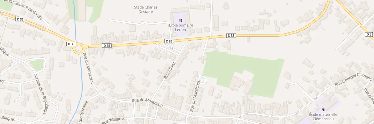 Plan du 16 Rue Allard à Lallaing