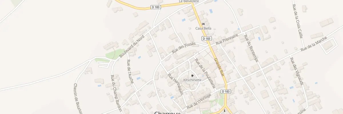Plan du 7 Rue des Fossés à Charroux