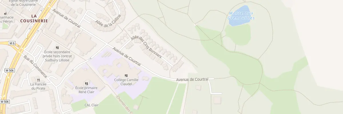 Plan du 31 All des Cinq Bonniers à Villeneuve-d’Ascq