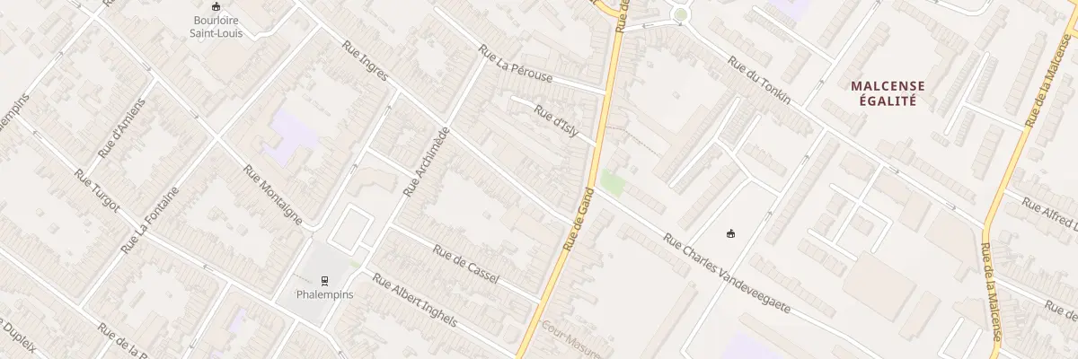 Plan du 14 Rue Ingres à Tourcoing