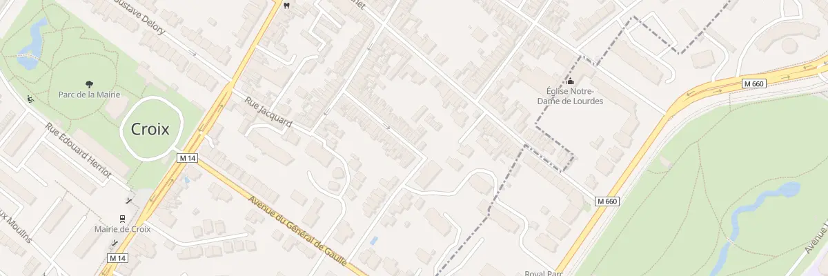 Plan du 33 Rue du Docteur Zamenhof à Croix