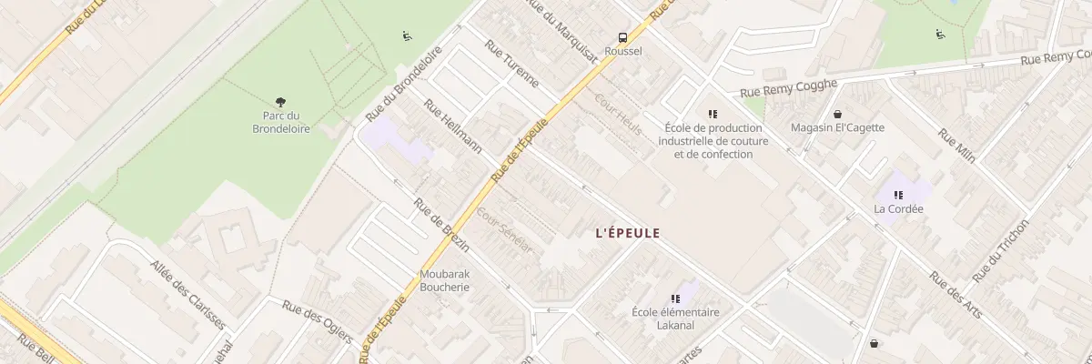 Plan du 211 Rue de l’Industrie à Roubaix