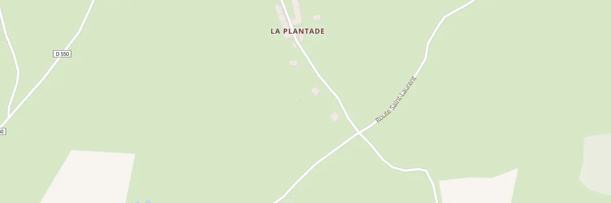 Plan du 8 La Plantade à Tiviers