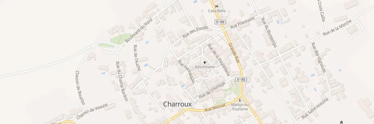 Plan du 1 Rue de l’Anc Mairie à Charroux