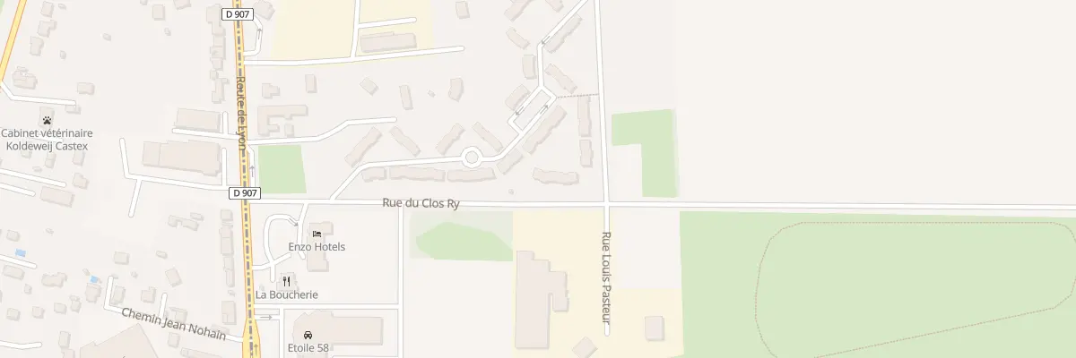 Plan du 1 Rue du Clos Ry à Sermoise-sur-Loire