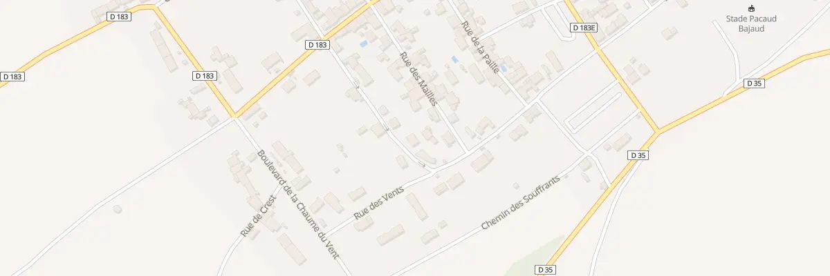 Plan du 11 Rue des Murs à Charroux