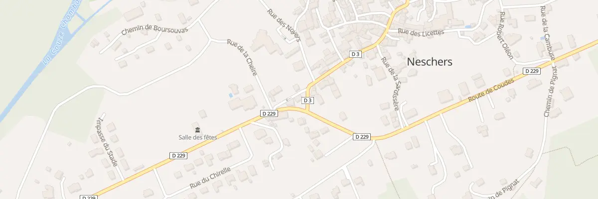 Plan du 2 Rue Charles Roucher à Neschers
