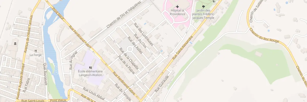 Plan du 10 Rue du Clos à Bédarieux