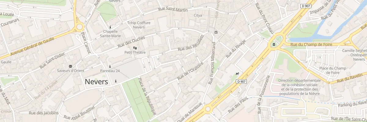 Plan du 5B Rue des 4 Fils Aymond à Nevers