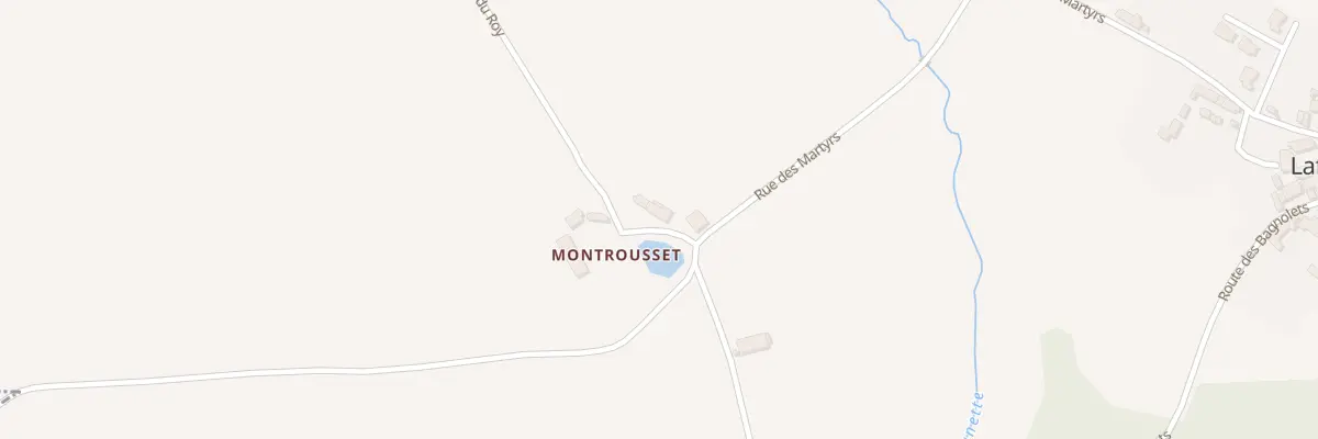 Plan du 5070 Montrousset à Laféline