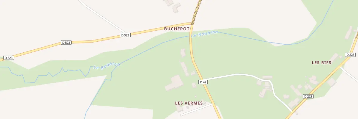 Plan du 5 Rte de Buchepot à Taxat-Senat