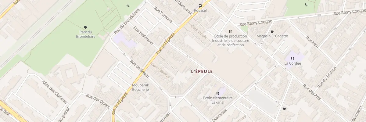 Plan du 199 Rue de l’Industrie à Roubaix