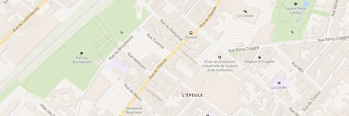 Plan du 99 Rue de l’Épeule à Roubaix