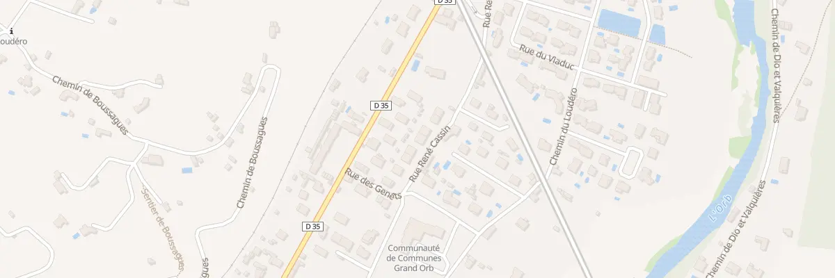 Plan du 29 Rue Rene Cassin à Bédarieux