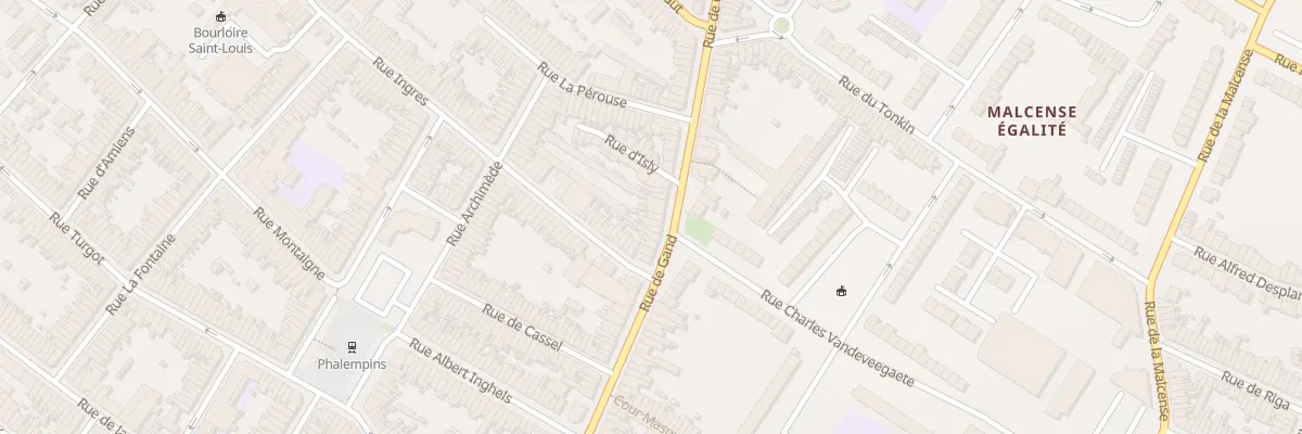 Plan du 285 Rue de Gand à Tourcoing