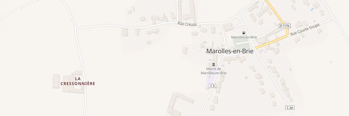 Plan du 2B Pl de la Mairie à Marolles-en-Brie