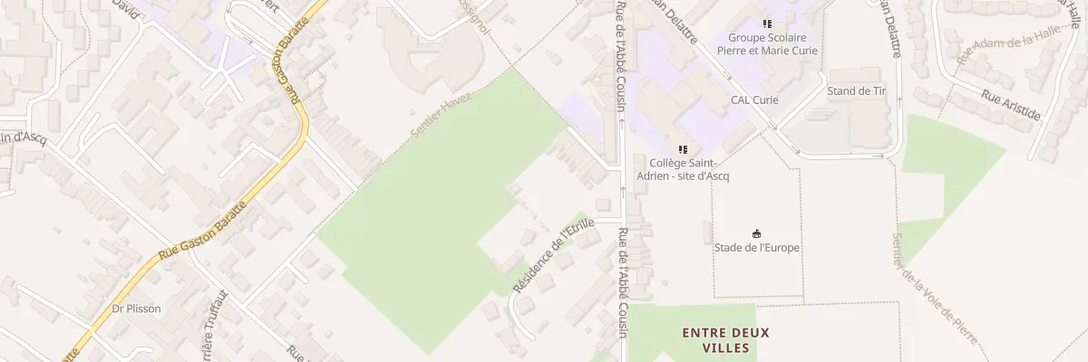 Plan du 34 Rue de l’Abbe Cousin à Villeneuve-d’Ascq