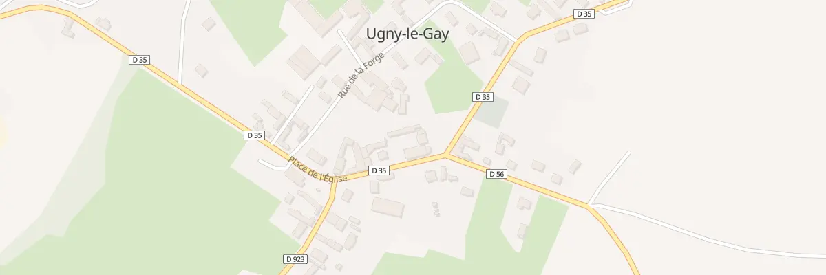 Plan du 3 Rue Madame Thunders à Ugny-le-Gay