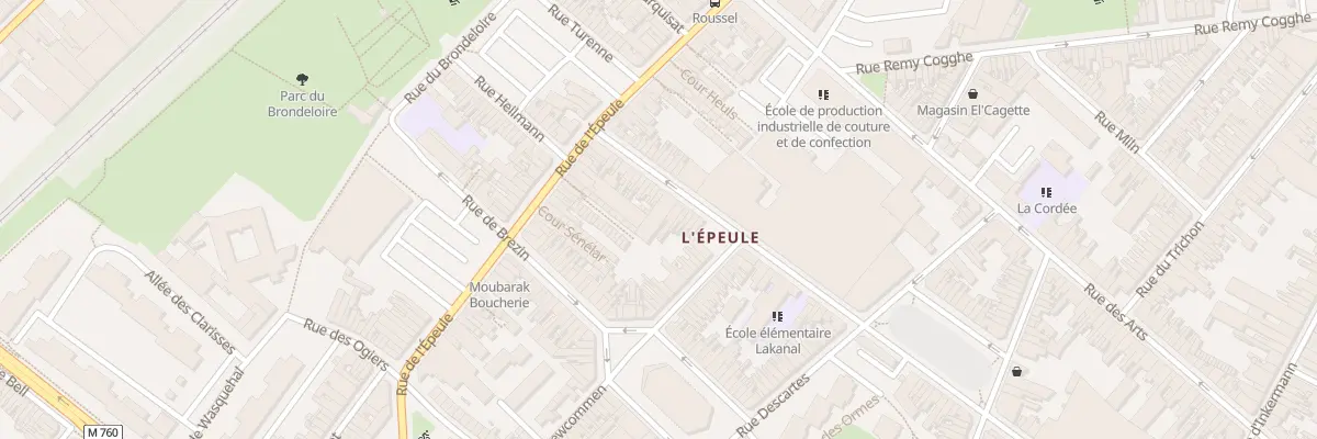 Plan du 195 Rue de l’Industrie à Roubaix
