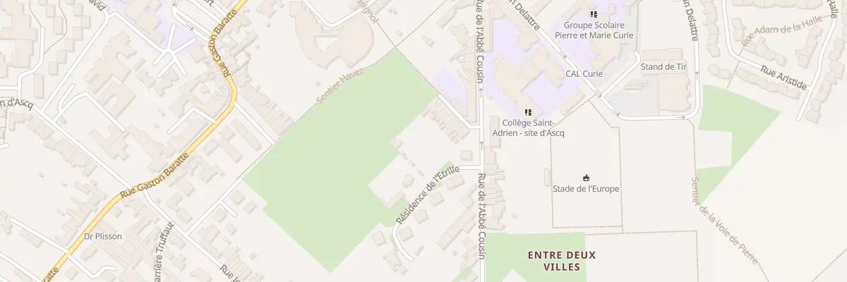 Plan du 36 Rue de l’Abbe Cousin à Villeneuve-d’Ascq