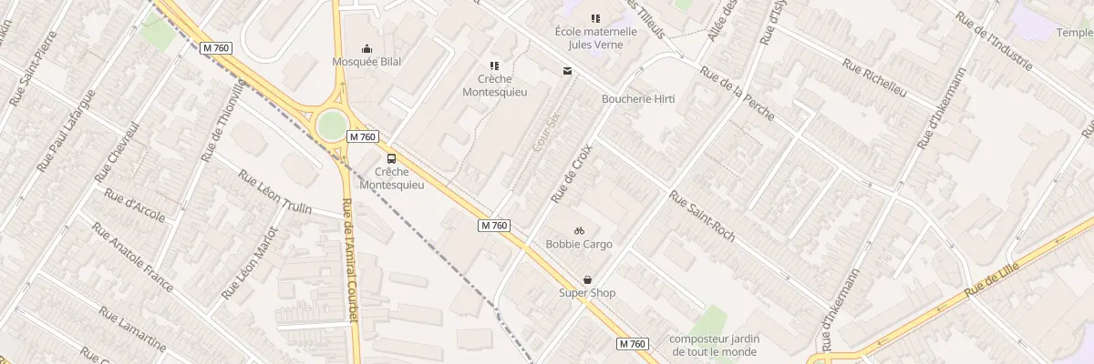 Plan du 50 Rue de Croix à Roubaix