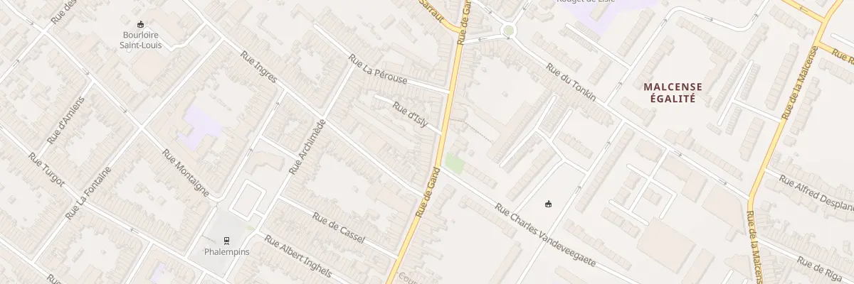 Plan du 289 Rue de Gand à Tourcoing