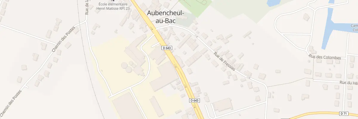 Plan du 29 Rte Nationale à Aubencheul-au-Bac
