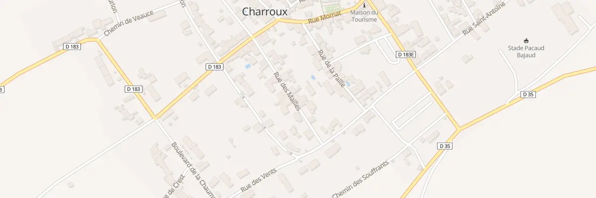 Plan du 17 Rue des Mailles à Charroux
