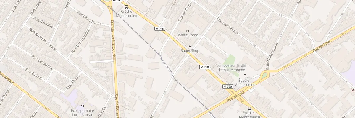 Plan du 134 Rue d’Isly à Roubaix