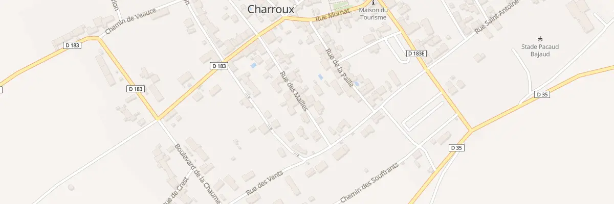 Plan du 19 Rue des Mailles à Charroux