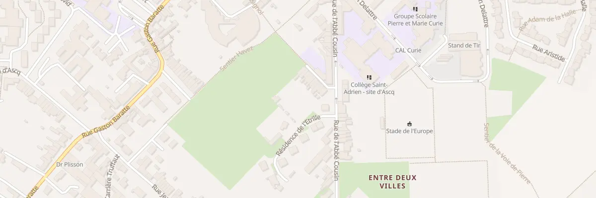 Plan du 38 Rue de l’Abbe Cousin à Villeneuve-d’Ascq