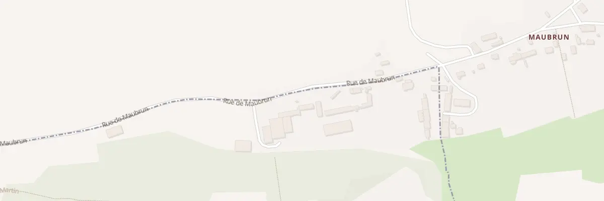 Plan du 76 Rte de Maubrun à Saint-Bandry