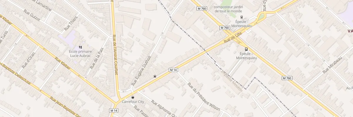 Plan du 45 Rue du Professeur Langevin à Croix